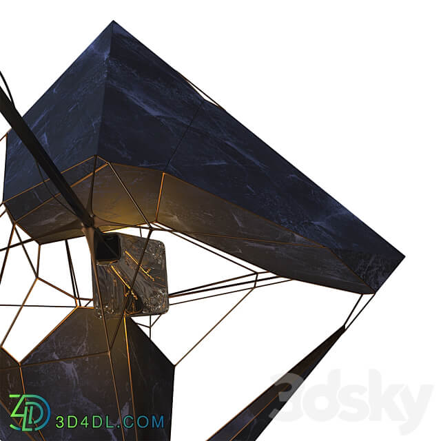 Voronoi Lamp vol1 Pendant light 3D Models