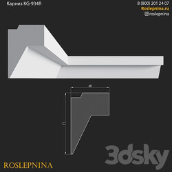 Cornice KG 934R from RosLepnina 3D Models 