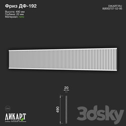 www.dikart.ru Df 192 490Hx20mm 25.8.2021 3D Models 