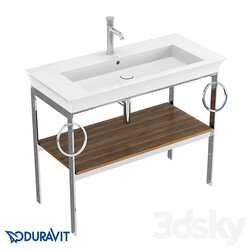 OM Duravit White Tulip metal floor console WT4547 B 3D Models 