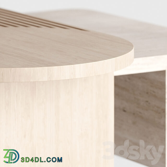 Stick and Stone center table by Dooq 3D Models