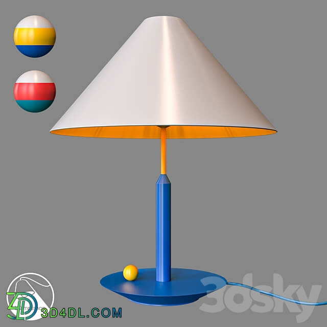 LampsShop.com NL5042 Table Lamp Canopy 3D Models