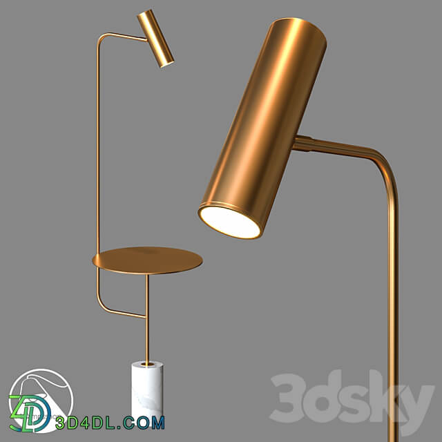 LampsShop.com T6070 Floor Lamp Hausse 3D Models