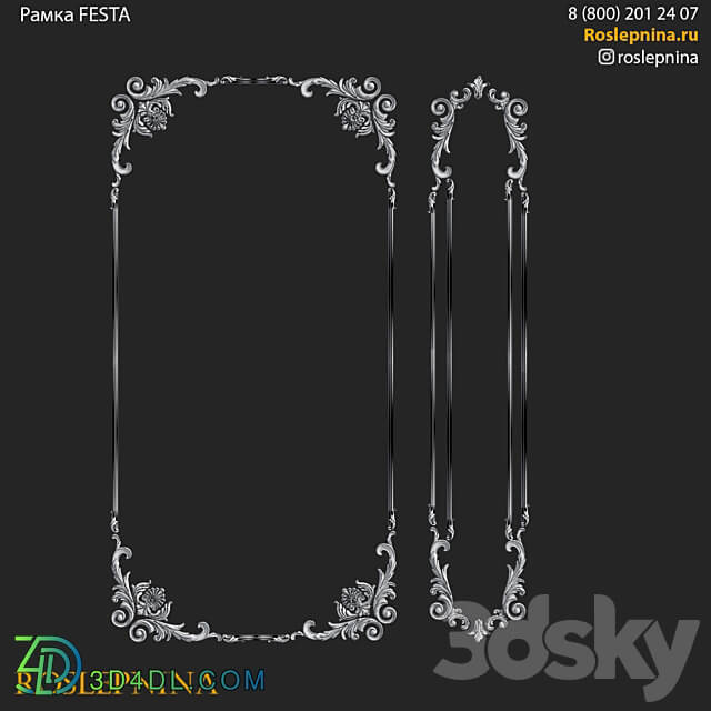 FESTA frame set from RosLepnina 3D Models