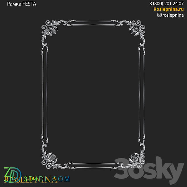 FESTA frame set from RosLepnina 3D Models