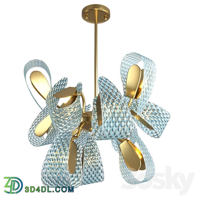 Mirabelle Blue 44.6863 OM Pendant light 3D Models