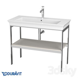 OM Duravit White Tulip metal floor console WT4541 3D Models 