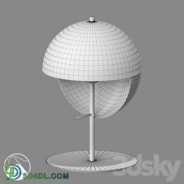 LampsShop.com T6068 Floor Lamp Palla 3D Models