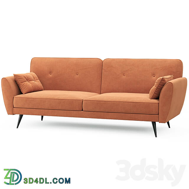 Edinburgh Orange sofa bed 3D Models