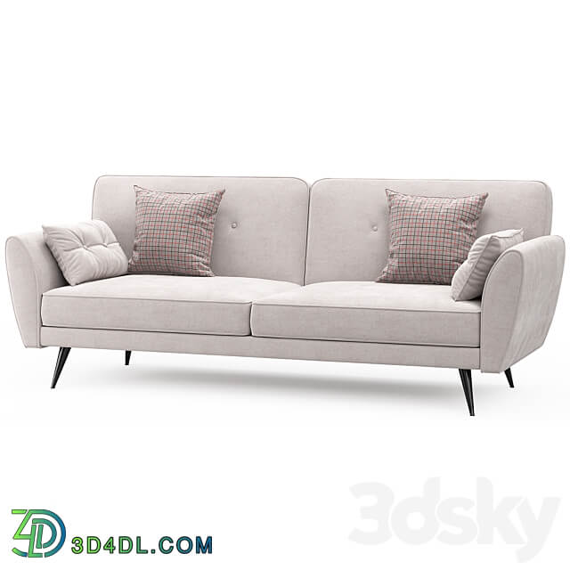 Edinburgh Beige sofa bed 3D Models