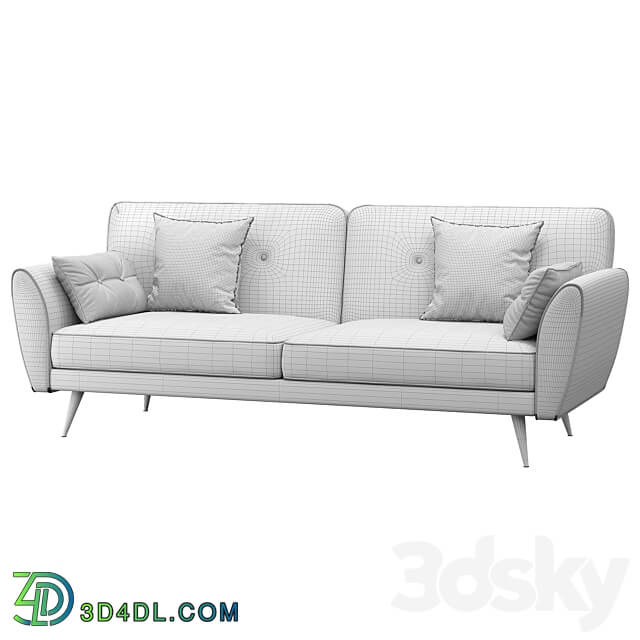 Edinburgh Beige sofa bed 3D Models