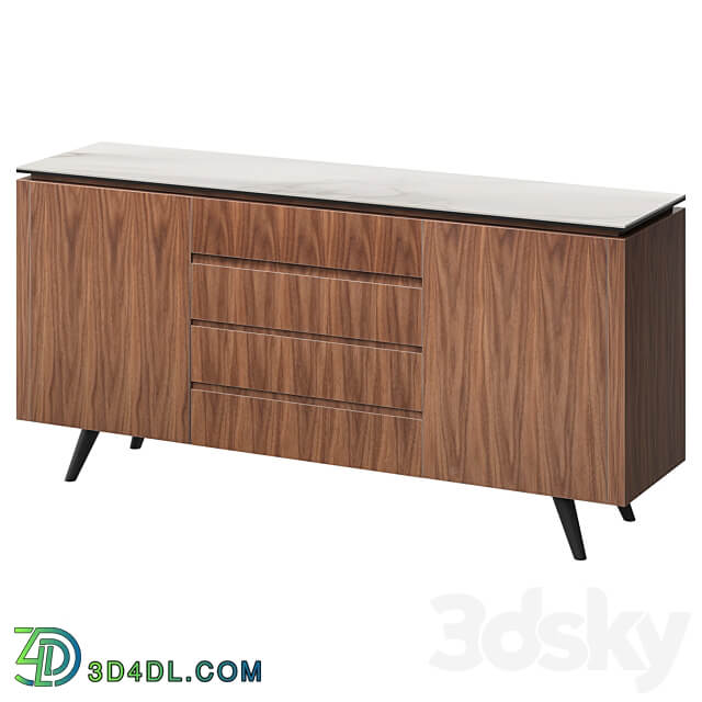 Sideboard with Nottingham ceramic top Sideboard Chest of drawer 3D Models