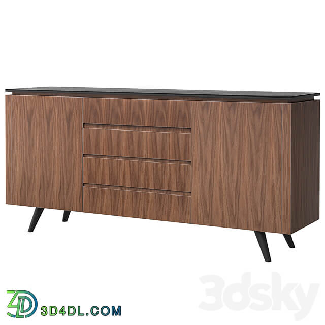 Sideboard with Nottingham ceramic top Sideboard Chest of drawer 3D Models