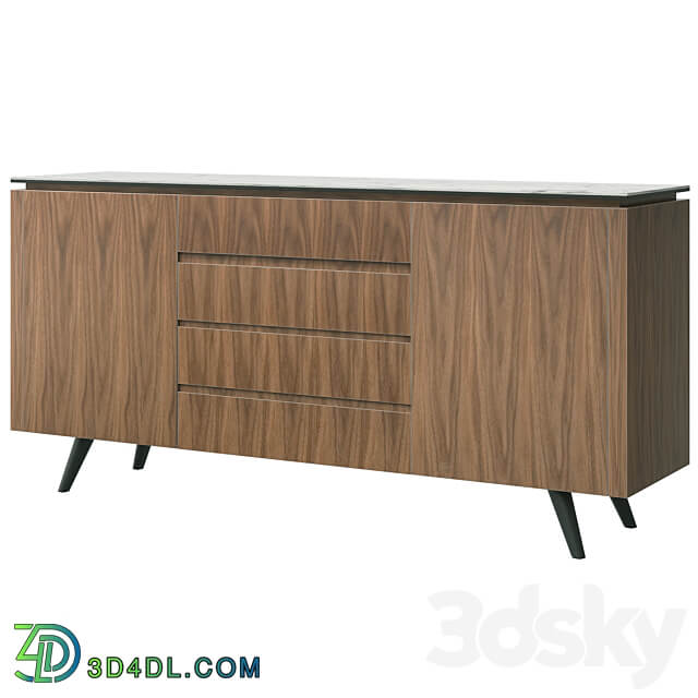 Sideboard with Nottingham ceramic top Sideboard Chest of drawer 3D Models