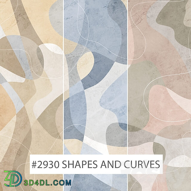 Creativille wallpapers 2930 Shapes and Curves 3D Models