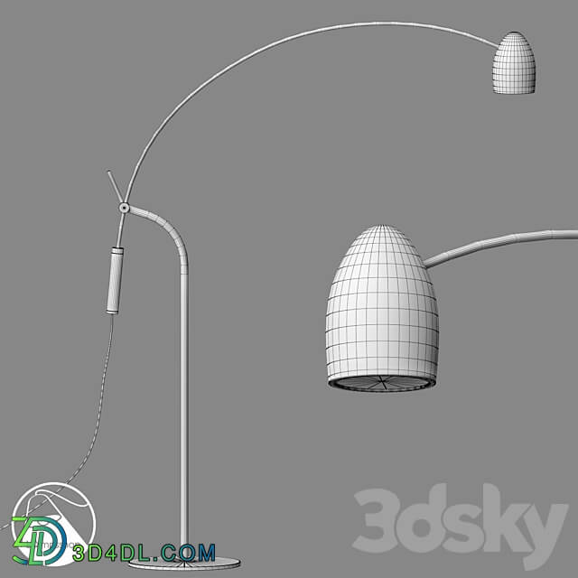 LampsShop.com T6043 Floor Lamp Meseta 3D Models