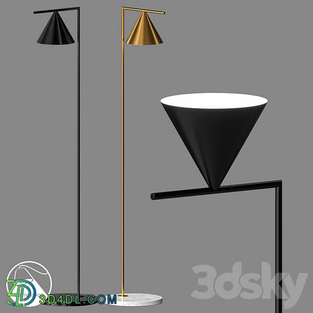 LampsShop.com T6031 Floor Lamp Personality 3D Models