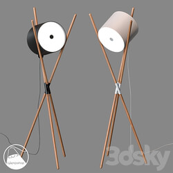 LampsShop.com T6046 Floor Lamp Spooly 3D Models 