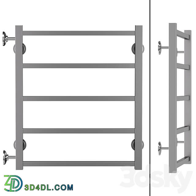 Water heated towel rail Terminus Vega 60x60 Vega P5 500600 500 chrome 3D Models