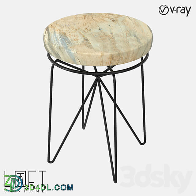 Coffee table LoftDesigne 1545 model 3D Models