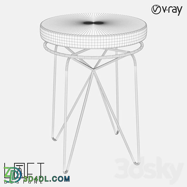 Coffee table LoftDesigne 1545 model 3D Models