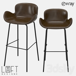 Bar stool LoftDesigne 2813 model 3D Models 