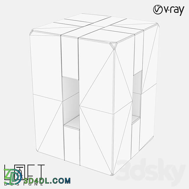 Stool LoftDesigne 31187 model 3D Models