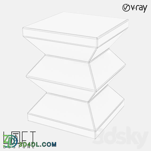 Stool LoftDesigne 31191 model Other 3D Models