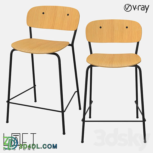 Bar stool LoftDesigne 37116 model 3D Models