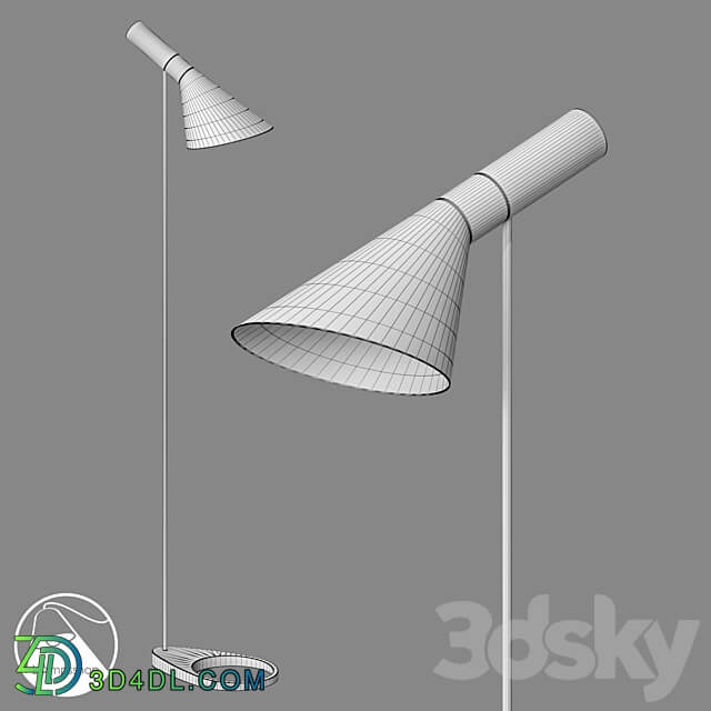 LampsShop.com T6016 Floor Lamp Insight 3D Models