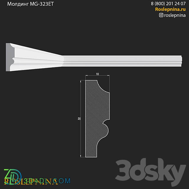 Molding MG 323ET from RosLepnina 3D Models