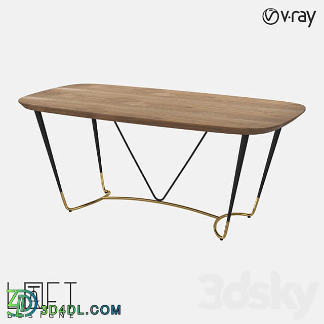 Table LoftDesigne 61550 model 3D Models