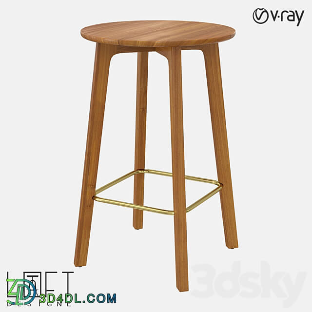 Bar table LoftDesigne 70104 model 3D Models