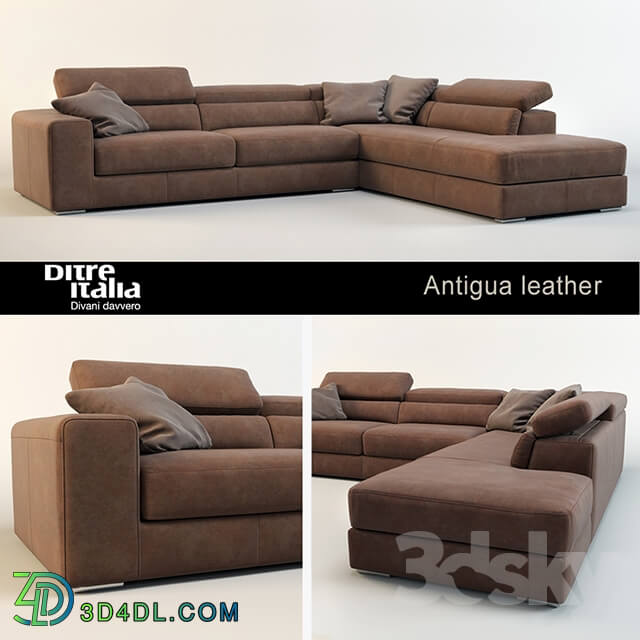 Sofa Antigua leather Ditre Italia