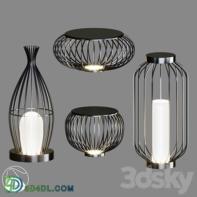 LampsShop.com UL7025 Street Light 3D Models