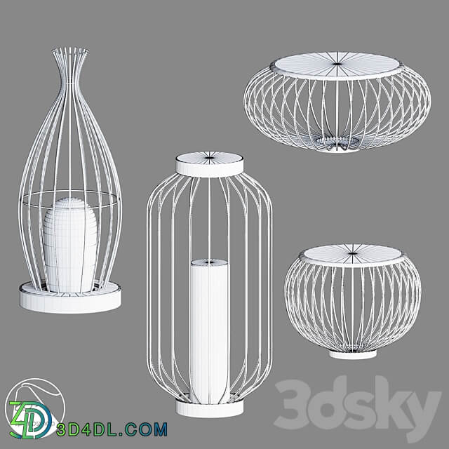 LampsShop.com UL7025 Street Light 3D Models