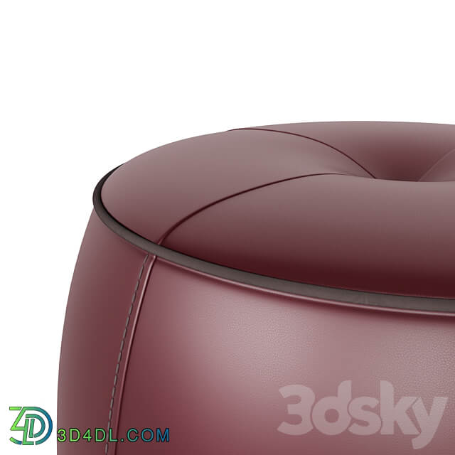 STORE 54 Jellybean leather pouffe 4 COLORS 3D Models