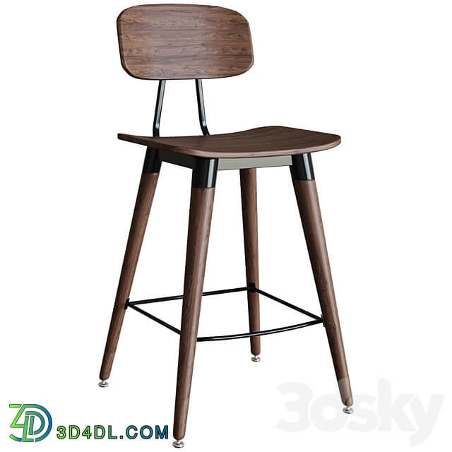 Bar stool Lao Bar Stool 3D Models