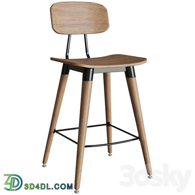 Bar stool Lao Bar Stool 3D Models