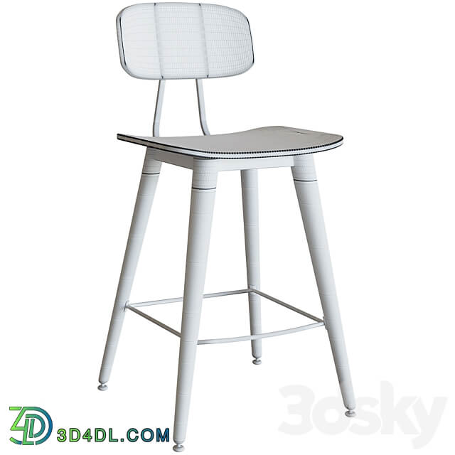 Bar stool Lao Bar Stool 3D Models