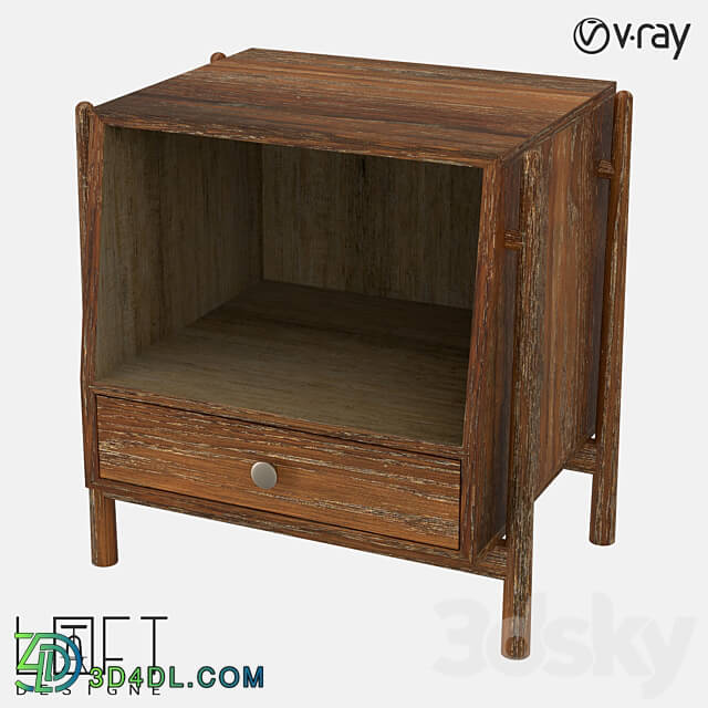 Nightstand LoftDesigne 80582 model Sideboard Chest of drawer 3D Models