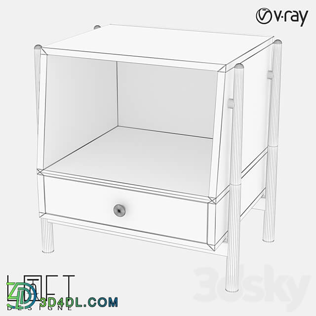 Nightstand LoftDesigne 80582 model Sideboard Chest of drawer 3D Models