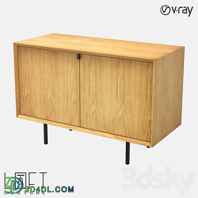 Chest of drawers LoftDesigne 81508 model Sideboard Chest of drawer 3D Models