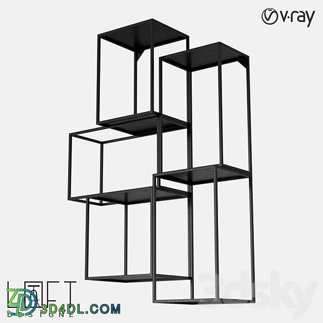 Hanging rack LoftDesigne 81511 model 3D Models