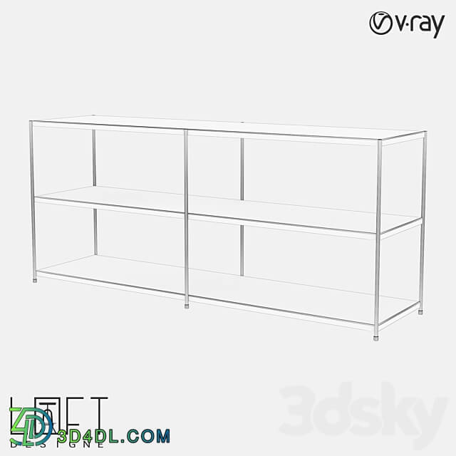 Bookcase LoftDesigne 81514 model 3D Models