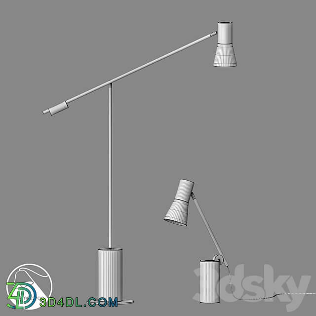 LampsShop.com T6089 Floor Lamp Zenno 3D Models