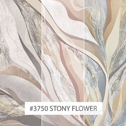 Creativille wallpapers 3750 Stony Flower 3D Models 