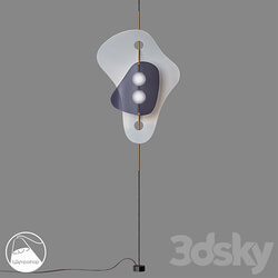 LampsShop.com T6087 Floor Lamp Horde 3D Models 