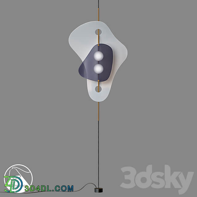 LampsShop.com T6087 Floor Lamp Horde 3D Models