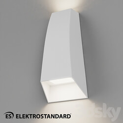 OM Street wall lamp Elektrostandard 1016 TECHNO White Gray 3D Models 